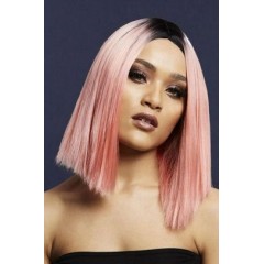 Нежно-розовый парик  Кайли